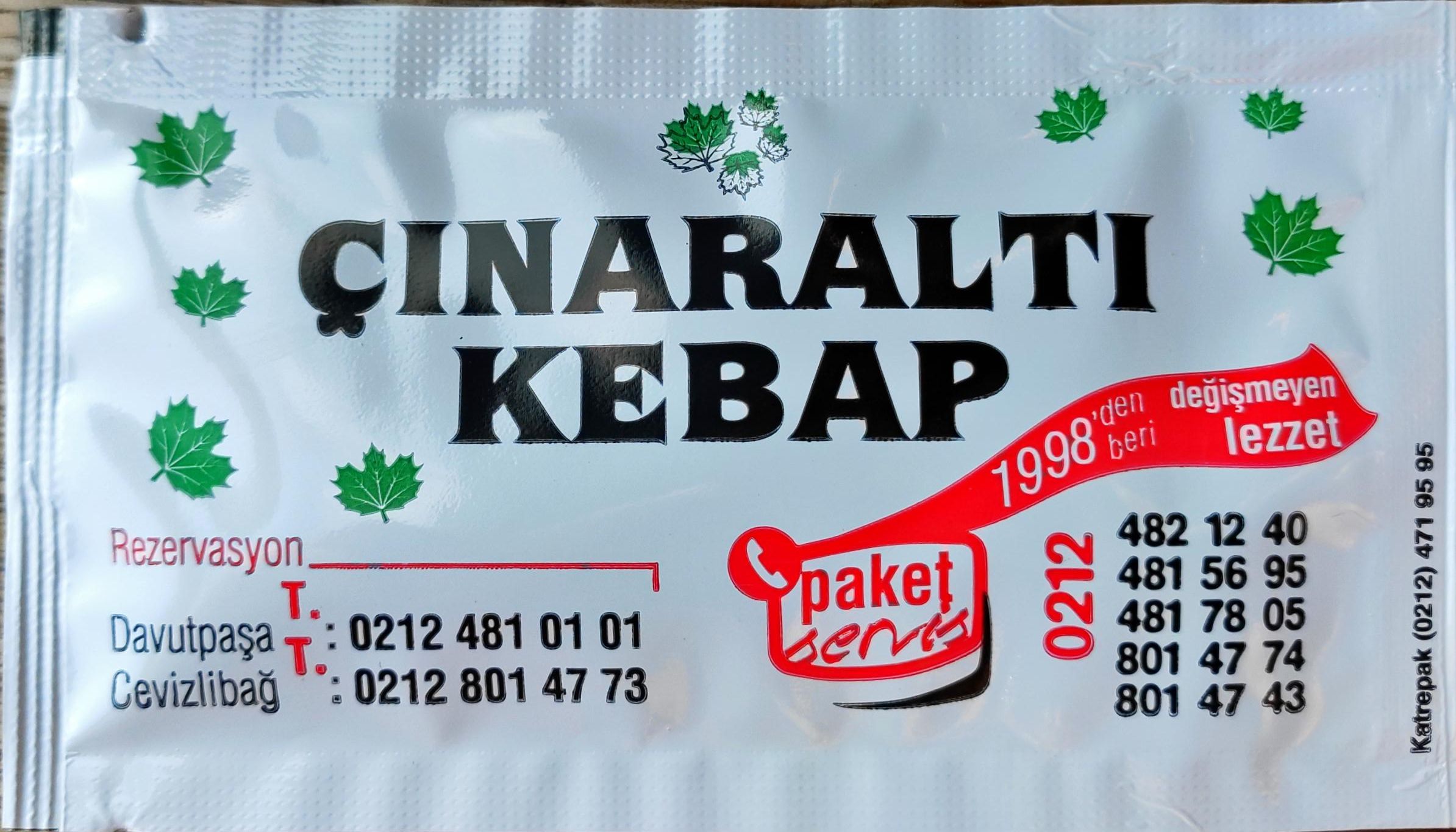 0630 Çınaraltı - Cevizlibağ